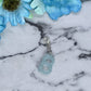 Light Blue Small Letter Keychain