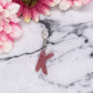 Rose Gold Small Letter Keychain