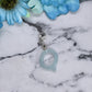 Light Blue Small Letter Keychain