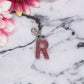 Rose Gold Small Letter Keychain