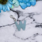 Light Blue Small Letter Keychain